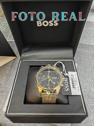 Reloj Hugo Boss Dorado y Negro