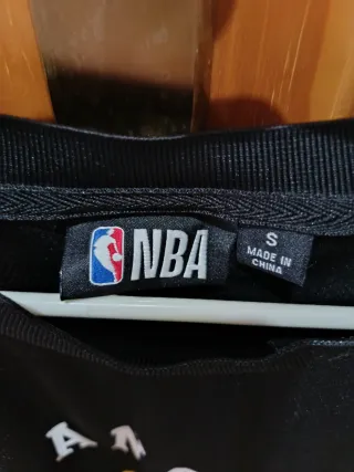 Camiseta NBA Los Angeles Lakers Negra Talla S