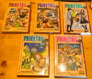Tomos manga Fairy Tail 1-5 nuevos