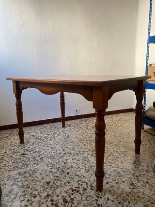 Mesa de comedor de madera 120x80cm, alto: 76cm