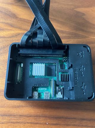 Adaptador RGBPI y  Raspberry Pi 4 com microsd