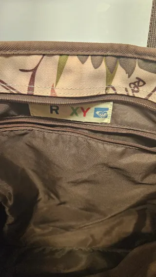 Bolso Roxy nylon estampado floral