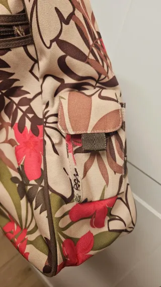 Bolso Roxy nylon estampado floral