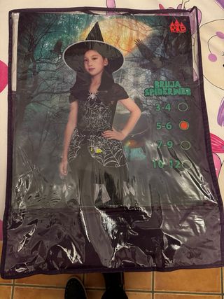 Disfraz Bruja Halloween Niña