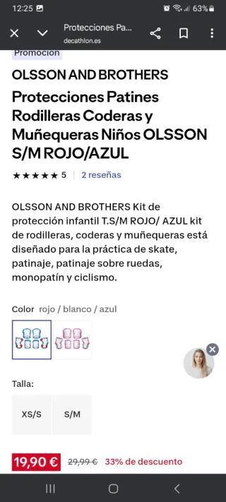 Bicicleta infantil B'TWIN 16 pulgadas