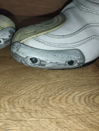 Botas de moto blancas talla 45