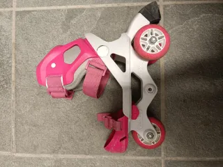 Patines rosas Oxelo talla ajustable