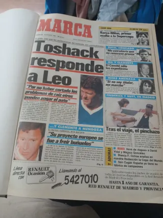 Periodicos encuadernados antiguos