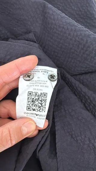 Camisa Emporio Armani Talla L Negra