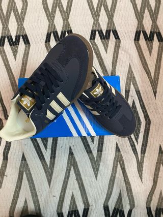 Adidas Samba OG Azul/Beige Talla 42