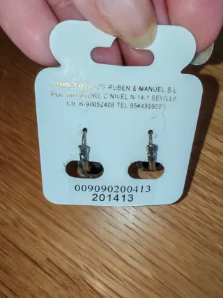 Pendientes D&M Aguamarina