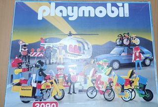 Playmobil 3090 Helicóptero y Policía