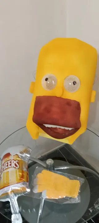 Maschera Homer Simpson Carnevale Adulto
