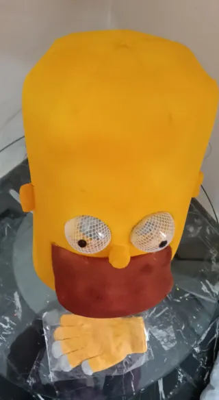 Maschera Homer Simpson Carnevale Adulto