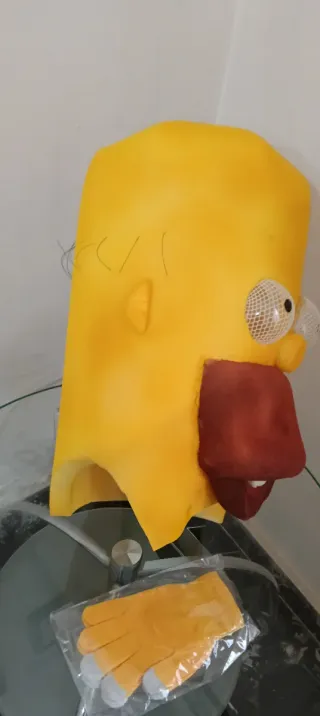 Maschera Homer Simpson Carnevale Adulto