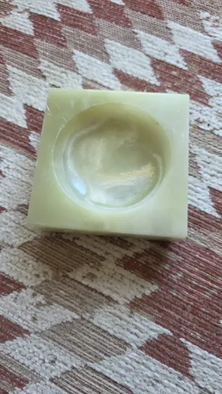 Cenicero Art Deco de Ónix Verde