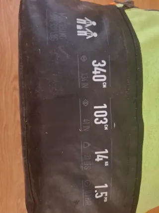 Kayak hinchable 2 plazas remos chalecos inchador