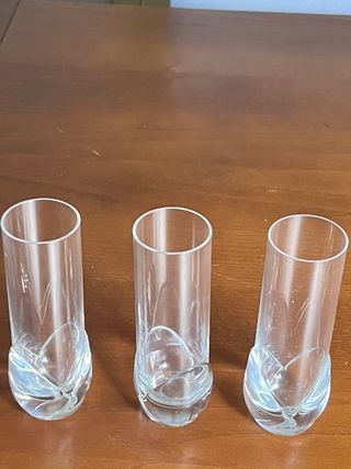 3 Vasos de Whisky Val St Lambert Cristal