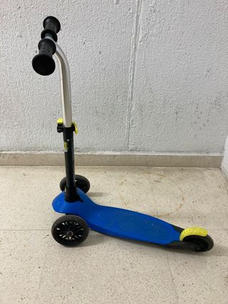 Patinete 3 ruedas azul