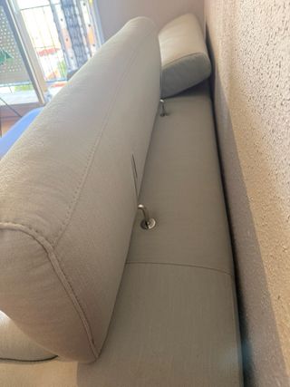 Sofá de 2 plazas diseño color turquesa