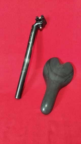 Tija + Sillín 27,2 mms FSA, Sillín Selle Royal