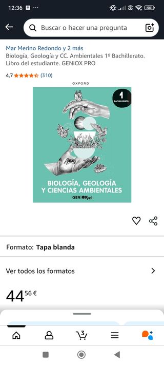 A ESTRENAR, Biología, Geología 1 bachiller Oxford