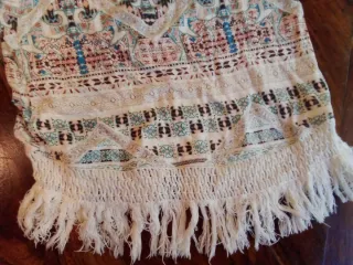 Top Pull&Bear estampado flecos talla S