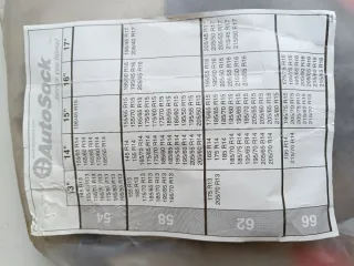 Funda cadenas nieve AutoSock, número CD66