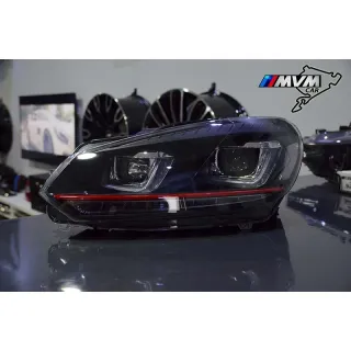 Faros delanteros Led Volkswagen Golf VI 6 Red edit