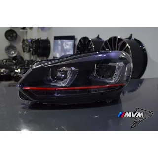 Faros delanteros Led Volkswagen Golf VI 6 Red edit