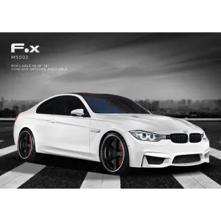 Juego de 4 Llantas 19 Fox MS003 Black Concave BM08