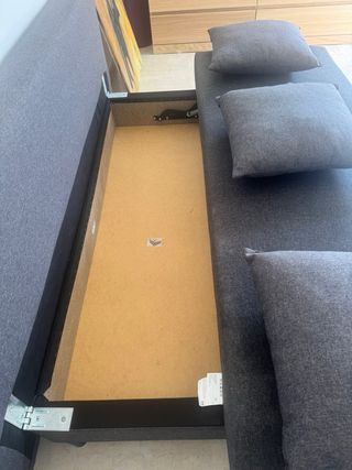 Sofá Cama 3 Plazas Gris