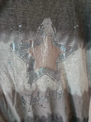 Camiseta manga larga XXL con estrella