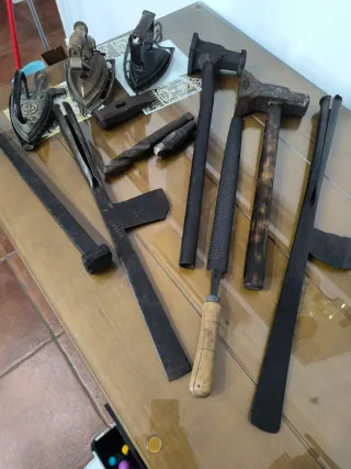 Lote Herramientas Antiguas Hierro