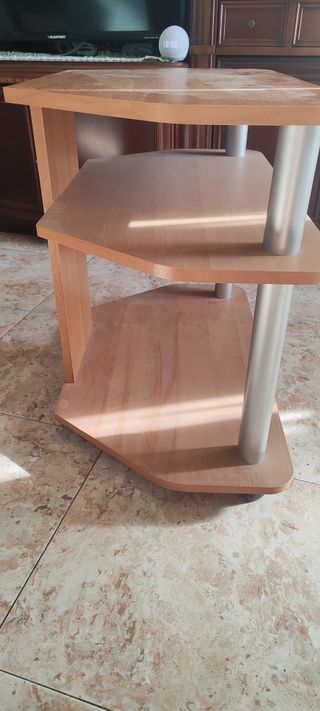 Mueble TV madera y metal