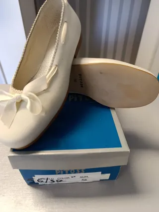 Zapatos comunión niña Pitoss Talla 36 de piel