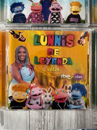 4 CD Música Infantil Lunnis de Leyenda