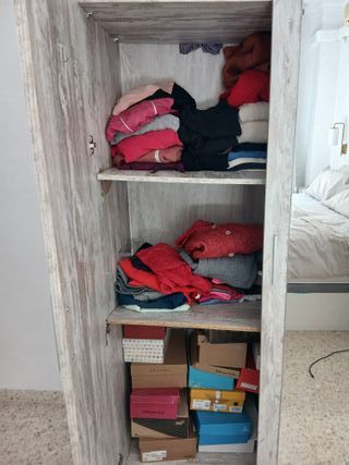 Armario 2m con espejos y estantería