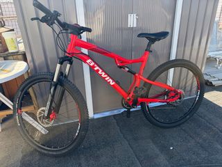 Bicicleta Btwin Roja Montaña talla XL