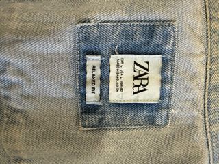Sobrecamisa vaquera Zara estilo desgastado