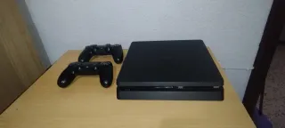 Consola PlayStation 4 Slim,+2 mandos y +10 juegos.