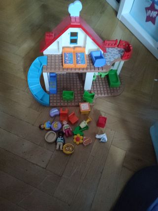 Casita Playmobil con Accesorios