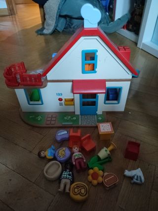 Casita Playmobil con Accesorios