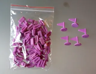 Risiko ! ricambi completi viola vintage EG