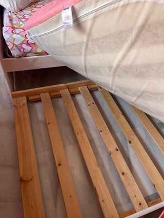 Cama nido con los 2 colchones