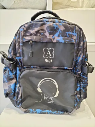 Mochila escolar con estampado