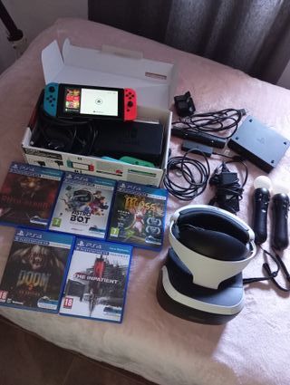 Nintendo Lote Completo con gafas vr todo incluido