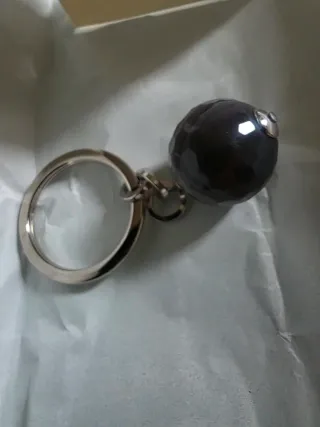 Portachiavi con sfera in Agata Botswana