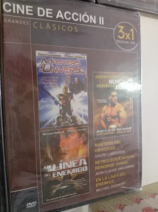 5 DVDs de Películas Clásicas y Bélicas