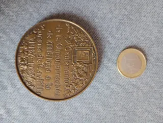 Medaglia V Centenario Ayuntamiento Málaga Bronzo